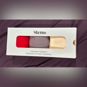 ✨New in Box✨ Stems: Conscious Cashmere Socks- Set of 3